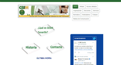 Desktop Screenshot of cesmtenerife.com